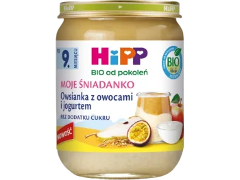 Zdjęcie produktu Hipp Bio od pokoleń, owsianka z owocami i jogurtem, żel do jamy ustnej