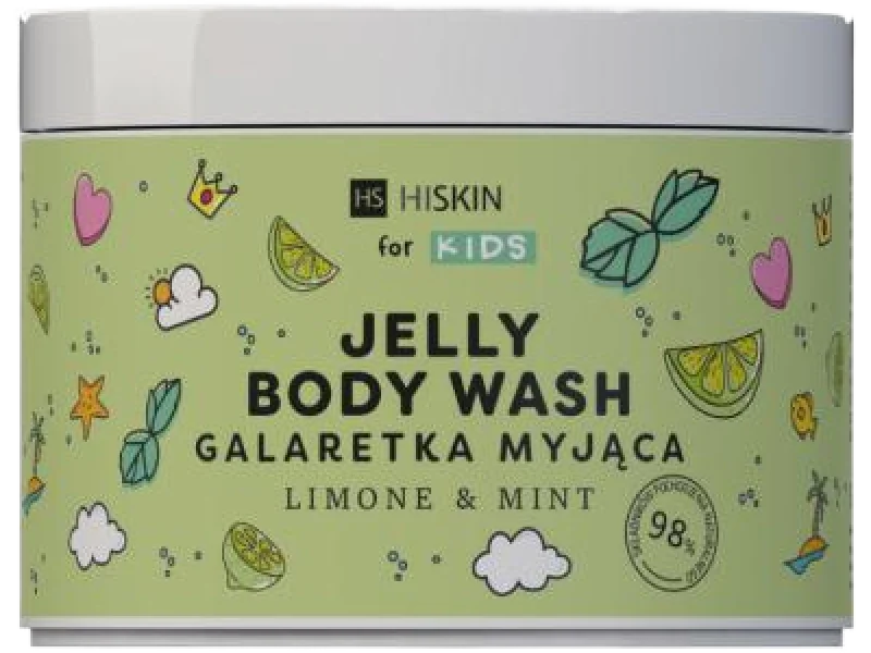 HISKIN for Kids Galaretka myjąca limonka i mięta, żel
