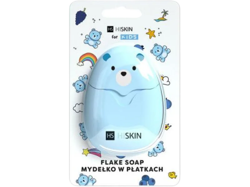 Hiskin for Kids mydełko w płatkach blueberry, mydło
