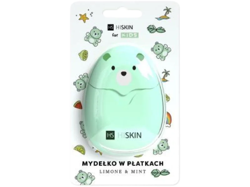 Hiskin for Kids Mydełko w płatkach limone i mint, mydło