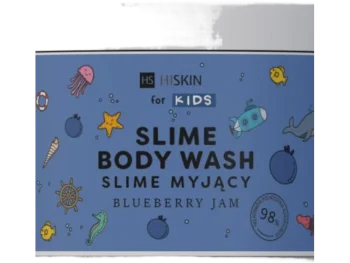 Hiskin Kids Slime dla dzieci do kąpieli niebieski, żel do mycia
