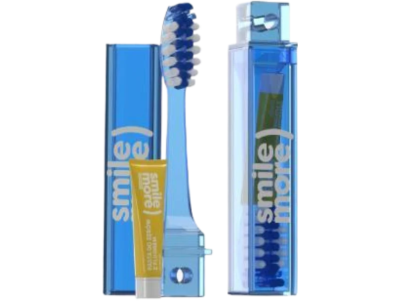 Hiskin szczoteczka z pastą do zębów Travel Set, zestaw