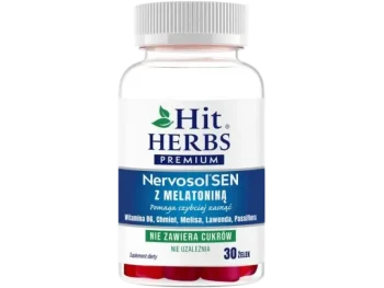 Zdjęcie produktu Hit Herbs Premium Nervosol Sen z melatoniną, żelki