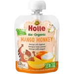 Holle Bio mus owocowy z jogurtem mango małpka od 8 miesiąca