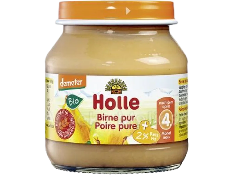 HOLLE Gruszka bez dodatków Demeter BIO, puree