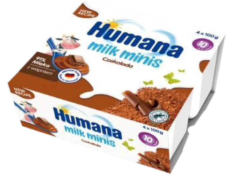 Humana Milk Minis budyń czekoladowy od 10. miesiąca