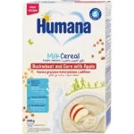 Humana mleczna gryczano-kukurydziana z jabłkiem, kaszka