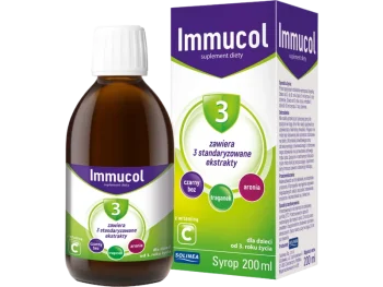Zdjęcie produktu IMMUCOL 3, dla dzieci od 3. roku życia, syrop