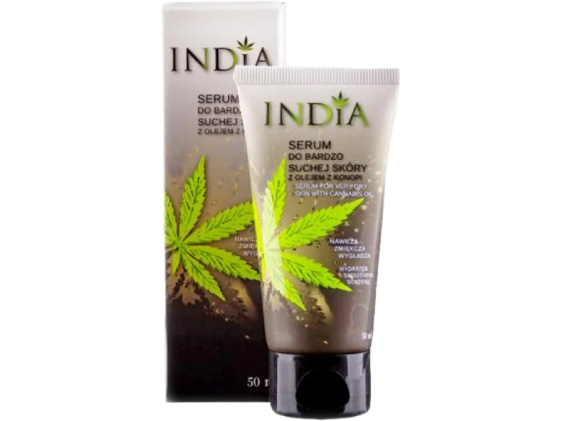 INDIA Serum z olejkiem z konopi do bardzo suchej skóry