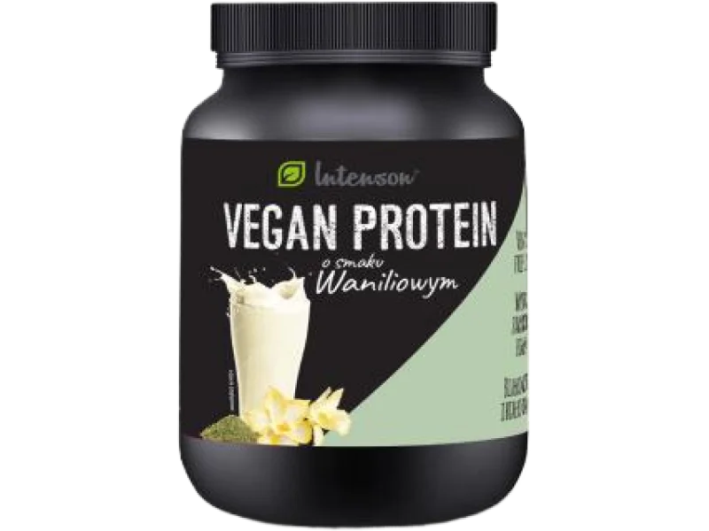 INTENSON Vegan Protein, smak waniliowy, proszek