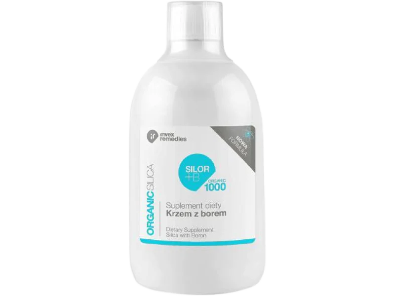 Invex Remedies Organic Silica Silcor +B z krzemem i borem, płyn