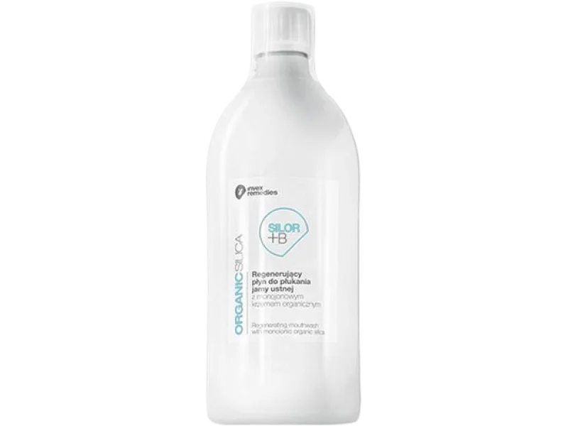 Invex Remedies Organic Silica Silor +B regenerujący z krzemem organicznym i borem, płyn do jamy ustnej