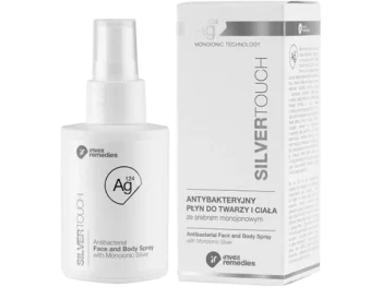 Zdjęcie produktu Invex Remedies Silver Touch Ag 124 antybakteryjny płyn do twarzy i ciała ze srebrem monojonowym