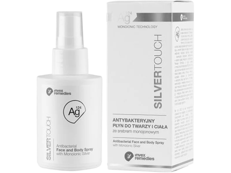 Invex Remedies Silver Touch Ag 124 antybakteryjny płyn do twarzy i ciała ze srebrem monojonowym
