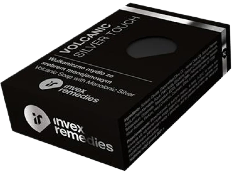 Invex Remedies Volcanic Silver Touch wulkaniczne ze srebrem monojonowym, mydło