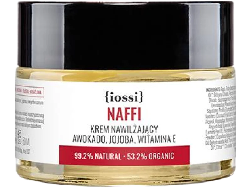 Iossi Naffi nawilżający awokado, jojoba, witamina E, krem
