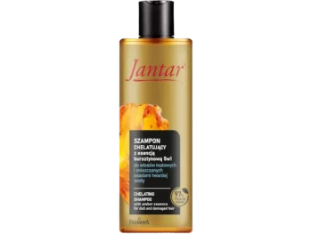 Zdjęcie produktu Jantar szampon chelatujący z wyciągiem z bursztynu 5w1 do włosów matowych i zniszczonych osadami twardej wody