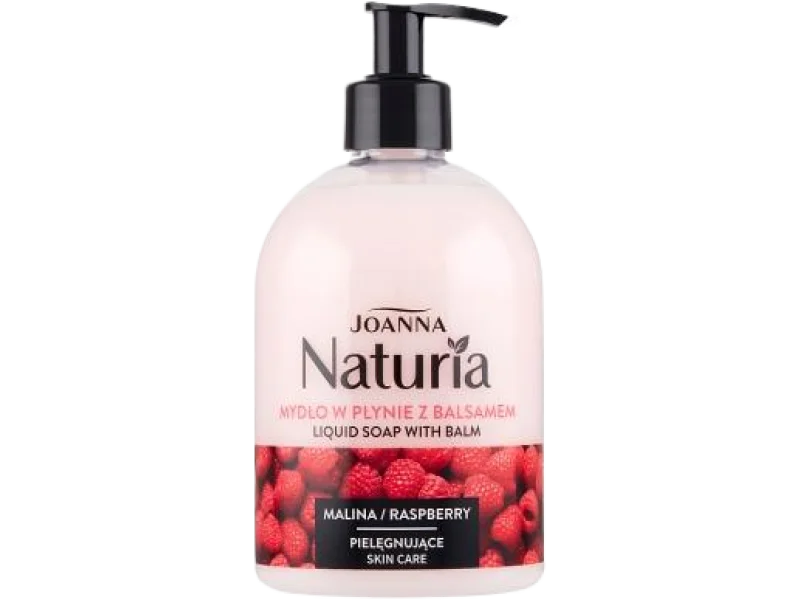 Joanna Naturia mydło w płynie z balsamem malina