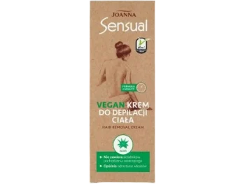 Zdjęcie produktu Joanna Sensual Vegan krem do depilacji ciała z aloesem