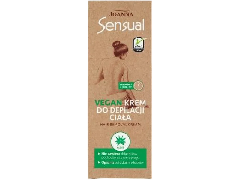 Joanna Sensual Vegan krem do depilacji ciała z aloesem