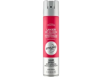 Zdjęcie produktu JOANNA STYLING Effect lakier do włosów z keratyną ekstramocny, spray