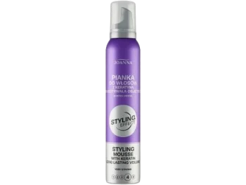 Zdjęcie produktu JOANNA STYLING Effect pianka do włosów z keratyną bardzo mocna