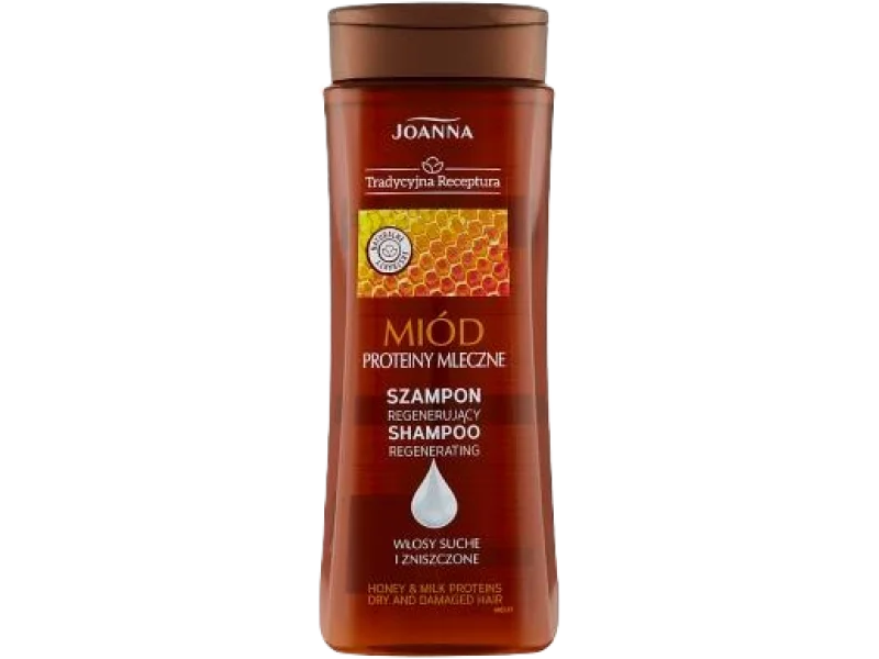 Joanna Tradycyjna Receptura regenerujący miód i proteiny mleczne, szampon