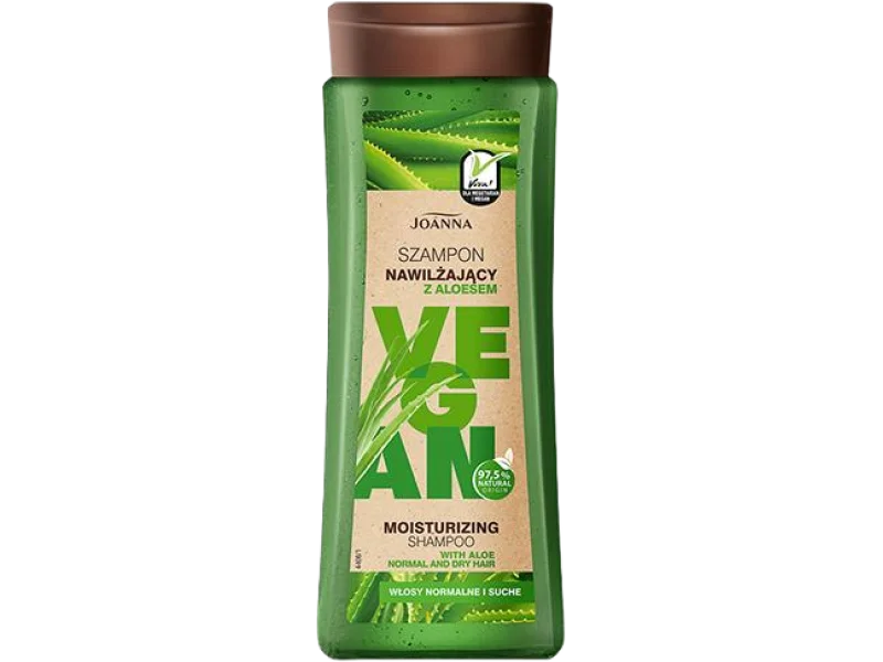 Joanna Vegan szampon nawilżający z aloesem