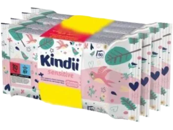 Kindii Sensitive dla niemowląt i dzieci, chusteczki