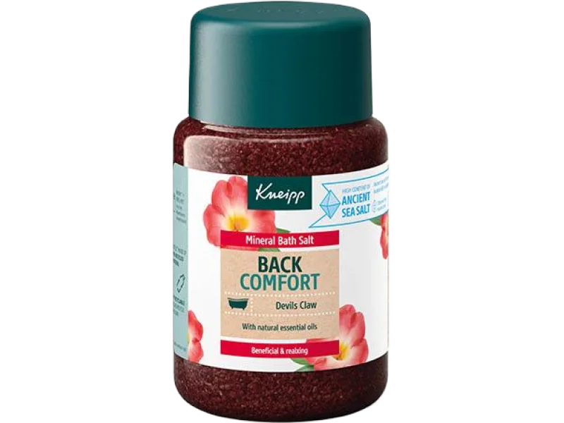 Kneipp Kryształki do kąpieli z soli mineralnej Back Comfort diabelski pazur, sól lecznicza