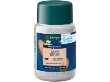 Zdjęcie produktu Kneipp Kryształki do kąpieli z soli mineralnej Good Night szwajcarska pinia i amyris, sól lecznicza
