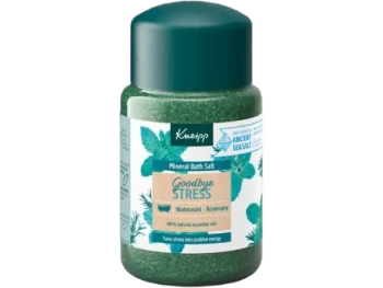 Zdjęcie produktu Kneipp Kryształki do kąpieli z soli mineralnej Goodbye Stress rozmaryn i mięta, sól lecznicza