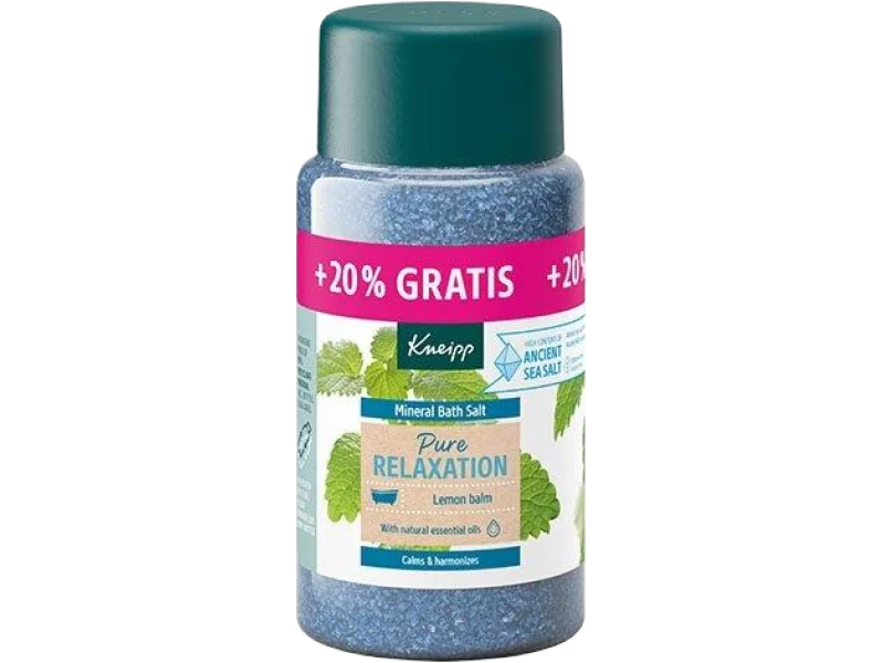 Kneipp Kryształki do kąpieli z soli mineralnej Pure Relaxation melisa, sól