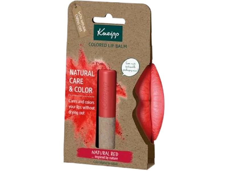 Kneipp Natural Care & Color koloryzujący balsam do ust Natural Red