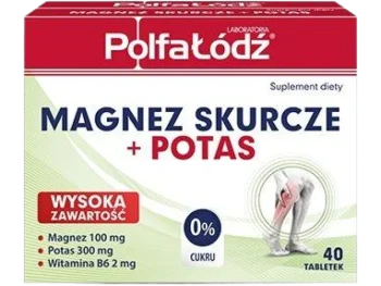 Zdjęcie produktu Laboratoria PolfaŁódź Magnez skurcze + potas, tabletki
