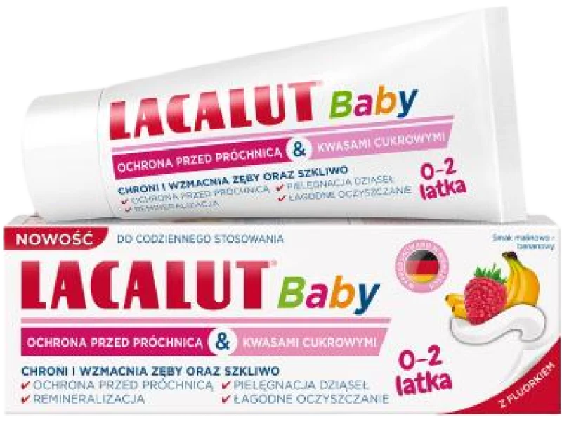 Lacalut Baby do zębów 0-2 lata, pasta