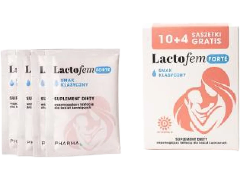 Lactofem Forte, smak klasyczny, saszetki