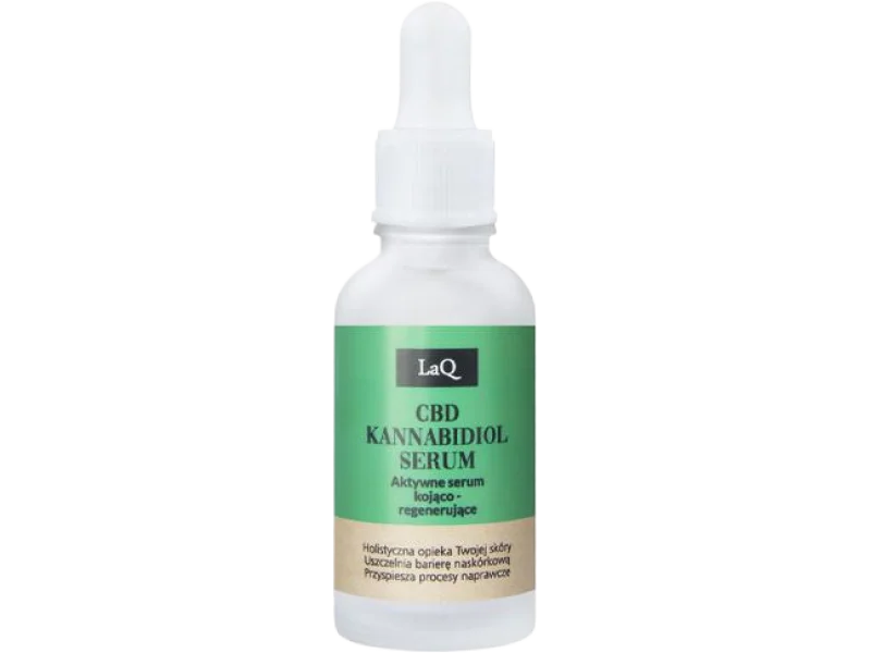 LaQ Kannabidiol kojąco-regenerujące, serum