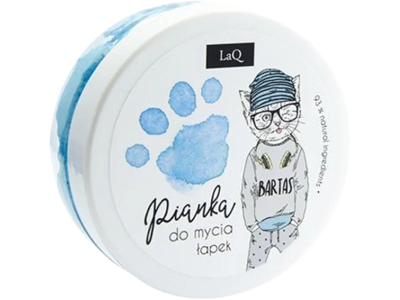 LaQ pianka do mycia łapek niebieska