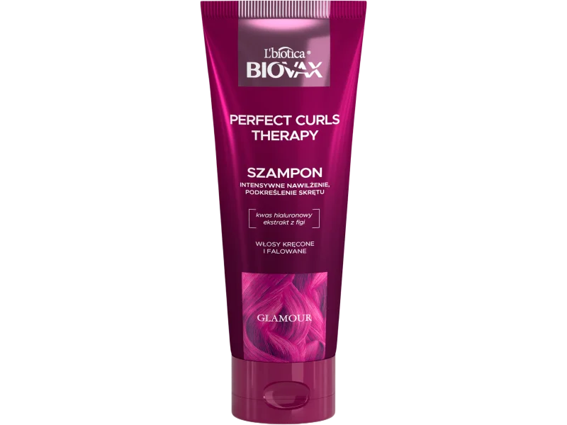 L’biotica Biovax Glamour Perfect Curls Therapy szampon intensywnie nawilżający