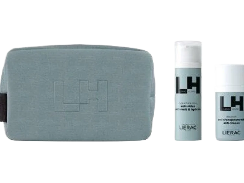 Lierac Homme zestaw emulsja anti-aging + dezodorant 48H