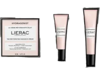 Zdjęcie produktu Lierac Hydragenist nawilżający krem rozświetlający + serum przywracające nawilżenie + nawilżająca pielęgnacja pod oczy, zestaw