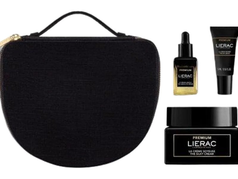 Lierac Premium Zestaw Xmass jedwabisty krem + serum regenerujące + krem pod oczy
