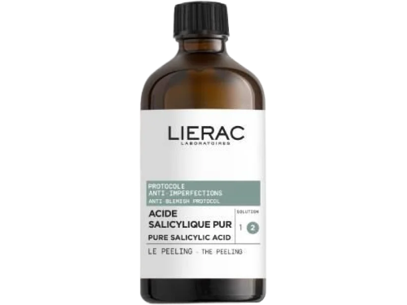 Lierac Protocole, peeling czysty kwas salicylowy, redukcja niedoskonałości