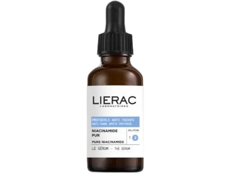 Lierac Protocole, serum z czystym niacynamidem redukcja przebarwień