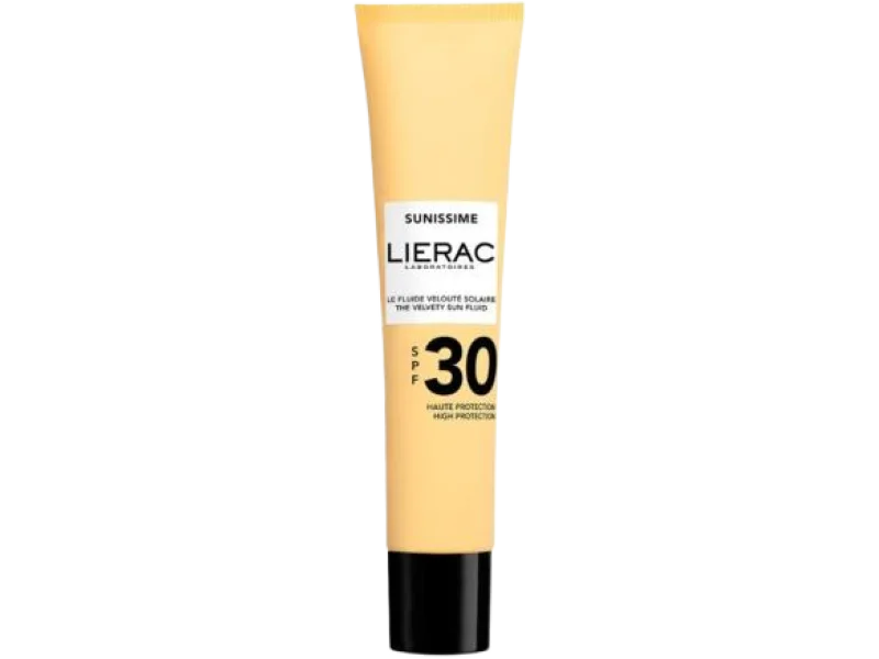 Lierac Sunissime emulsja ochronna do twarzy i dekoltu SPF30, emulsja na skórę
