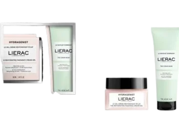 Zdjęcie produktu Lierac Zestaw Xmass Set Hydragenist krem-żel nawilżająco-rozświetlający + maska peelingująca, krem + maska