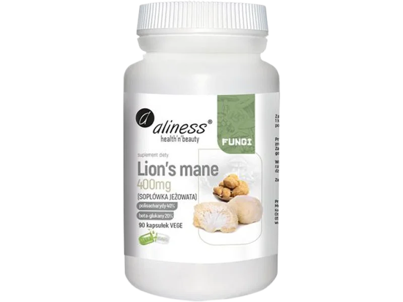 Lion’s Mane ekstrakt 40/20, kapsułki