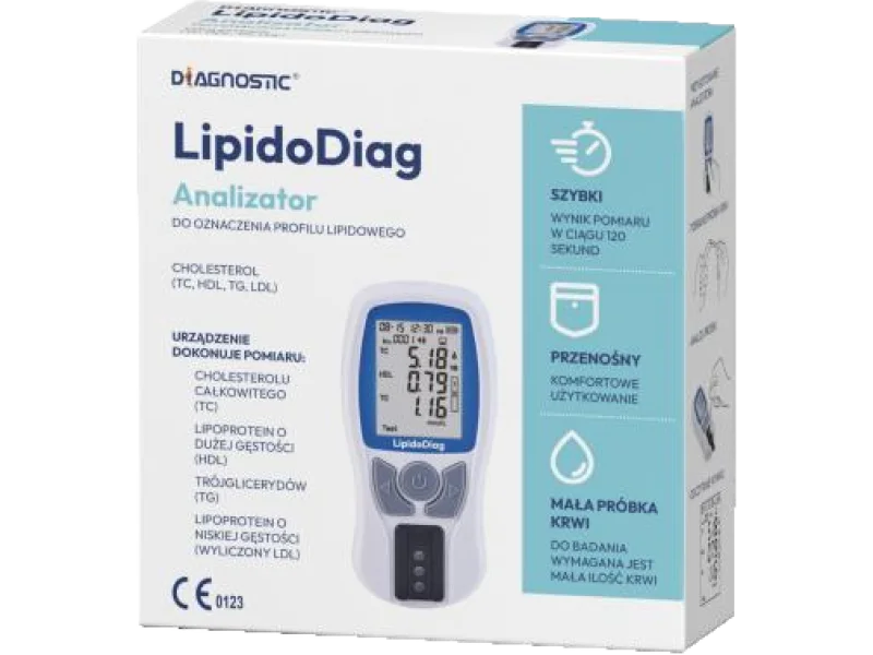 LipidoDiag Analizator do oznaczenia profilu lipidowego, sprzęt medyczny