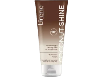 Zdjęcie produktu Lirene Coconut Shine rozświetlający złocisty krem do twarzy i ciała